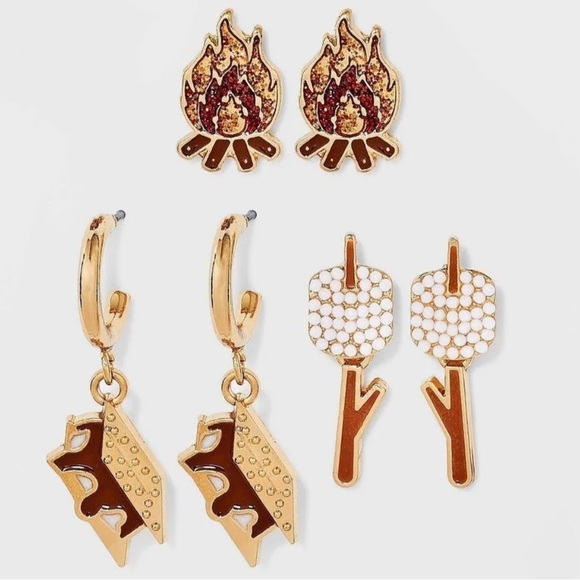 Sugarfix by BaubleBar “Let’s get Lit” Earring Set - Picture 4 of 6